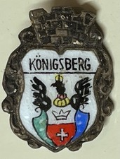 Anstecknadel Königsberg Ostpreußen emailliert Stadtwappen 