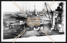 Foto SMS S.M.S. Derfflinger 1913 Lützow Hindenburg u.a. Große Kreuzer Abrüst