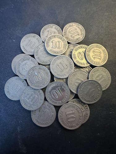 Konvolut 25x pfennig - konvolut, 10