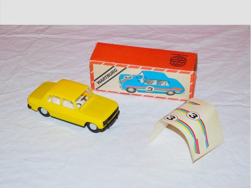 Wartburg gelb ddr spielzeug - wartburg,