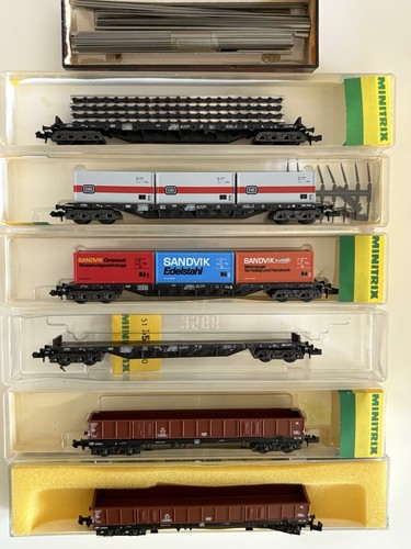 6er set minitrix güterwagen - 6er,
