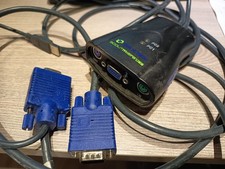 KVM Switch, Monitorumschalter Daxten SCOUTmicro 2 x VGA/USB auf VGA/PS/2