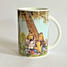 Bradford Edition J. Scholz Heitere Katzenwelt Becher April