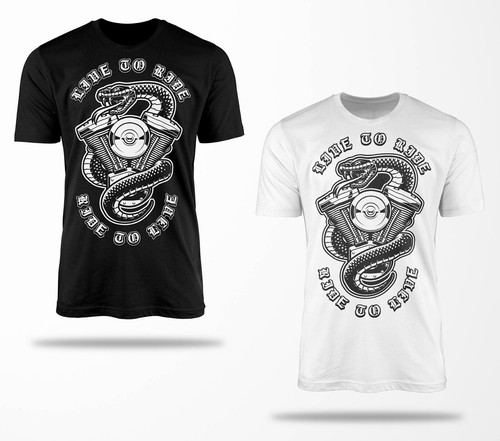 Biker shirt b0212 chopper - biker,