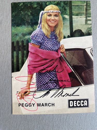 Peggy march original signiert - march,