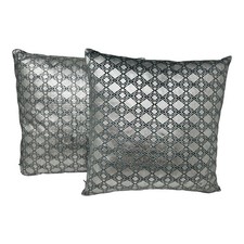 Dekokissen 2-er Set Raute Blue