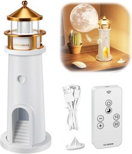 Leuchtturm Deko, LED Mondlicht