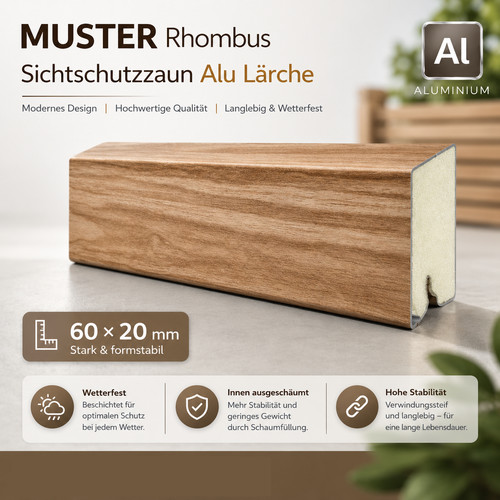Muster rhombus sichtschutzzaun - muster,