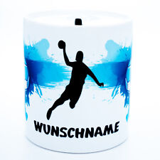 Handball Spardose mit Namen