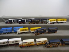 Herpa 1:87 Modellfahrzeuge Set 10-teilig Div. LKW mit Anhänger ohne OVP ZP4