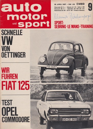 Auto motor sport heft - heft, april