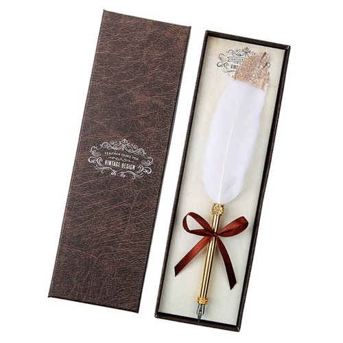 Vintage quill dip white - quill,