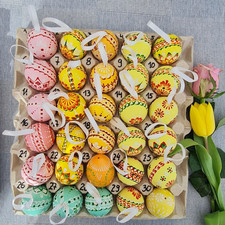 Ostereier Eier Gelb, Rosa