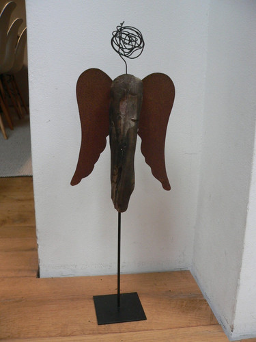Treibholz skulptur engel - treibholz,