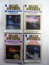 4x ELLIS PETERS - Bruder Cadfael historische Kriminalromane Sammlung Romane