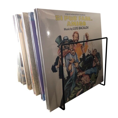Schallplatten ständer schwarz - schallplatten,