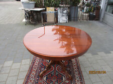 "Spät Biedermeier"   Ausziehtisch  um 1930 in Nussbaum, bis 156,5 cm