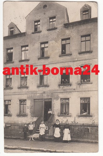 Borna chemnitz wohnhaus mit - ak,