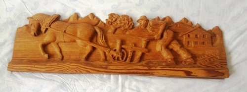 Tolles wandbild bauer pferd - wandbild,