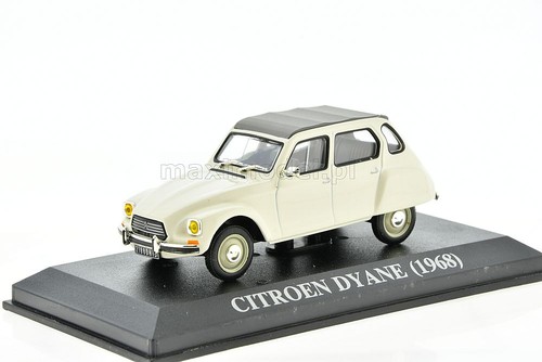 Citroen dyane white - citroen, 1/43