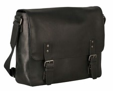LEONHARD HEYDEN Dakota Messenger Bag L Umhängetasche Laptoptasche Black Schwarz
