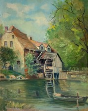 Ölbild Impressionist signiert