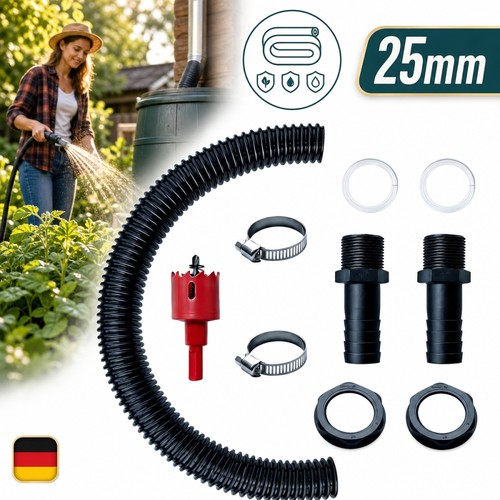 Regentonnen verbinder set 50cm - regentonnen,
