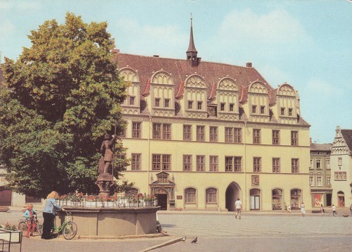 Ddr ansichtskarte naumburg - ddr,