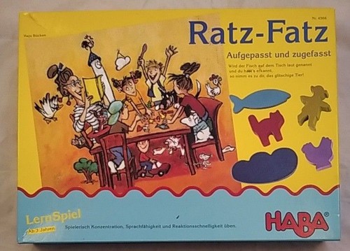 Ratz fatz aufgespasst - -, und