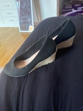 Pumps Keilabsatz Gr.39 Schwarz