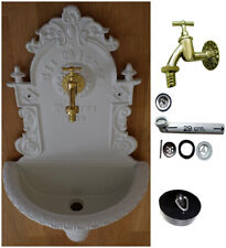 Antik Alu Wand Garten Brunnen