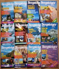 12x Bergsteiger 1995 komplett Zeitschrift Wandern Klettersteige Alpinismus Toure