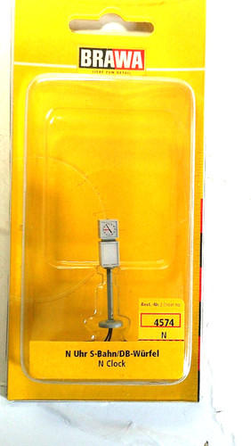 Uhr bahn würfel brawa - db,