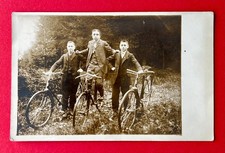 Privat Foto AK um 1910 FAHRRAD