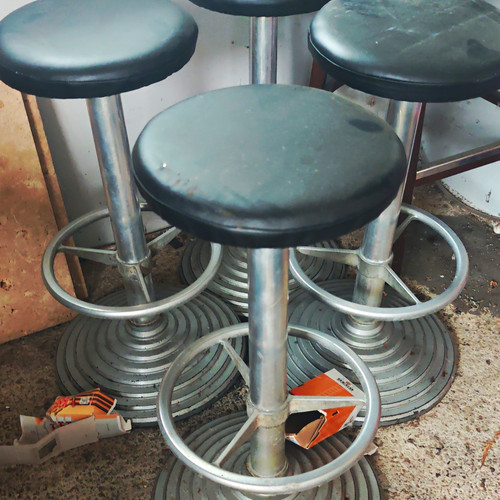 Barhocker grau - 8x,