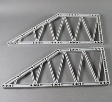 LEGO®  2x City Brücken Träger grau Support 31x13 Girder Trapezoid 55767 7900