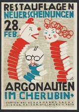 München Ernst Penzoldt Fasching Argonauten Ball Einladung Karneval 1930