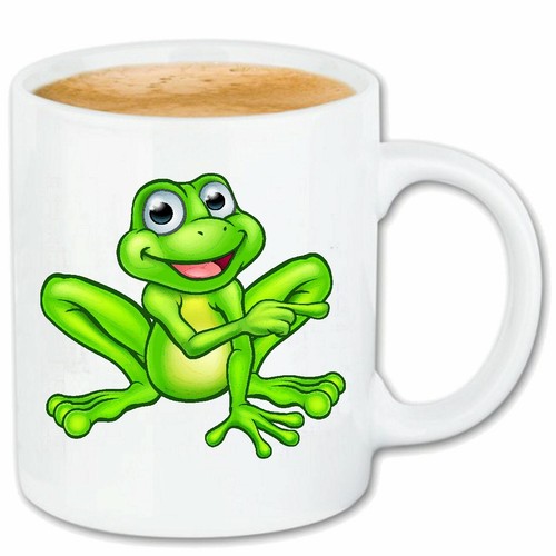 Kaffeetasse lustiger frosch - lustiger,