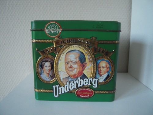 Blechdose underberg jubiläum - blechdose,