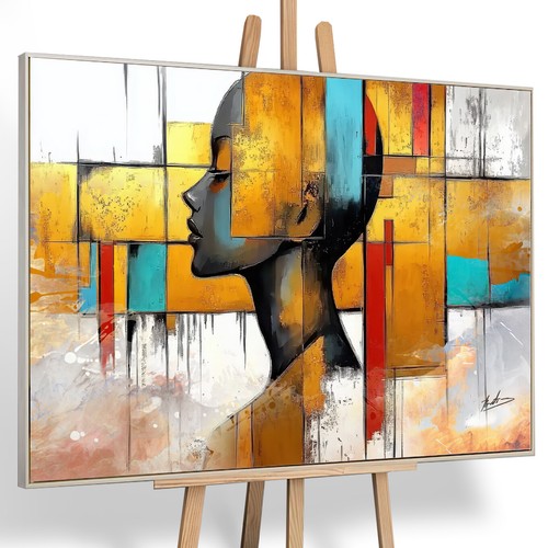 Leinwand bild abstrakt bunt - abstrakt,