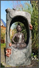 XL BUDDHA Brunnen Wasserwand