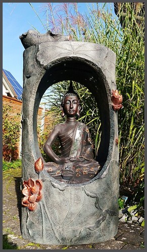 Buddha brunnen wasserwand - xl,