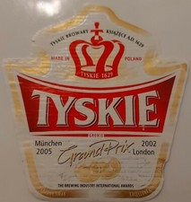 Polnisches Bieretikett tyskie