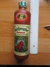 Leere Steingutflasche Hieke´s Waldprophet Blutwurz Kräuterlikör Bärwurzerei Deko