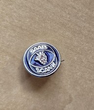 Vintage emaille saab scania - vintage,