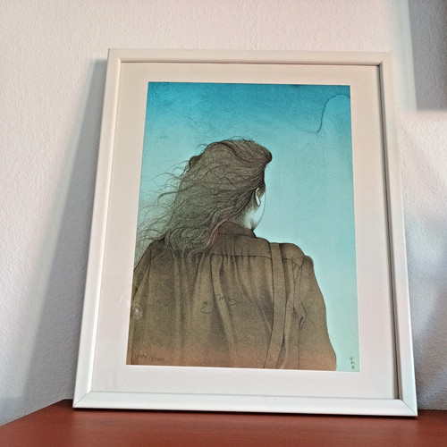 Bruno bruni farblithografie - bruno,