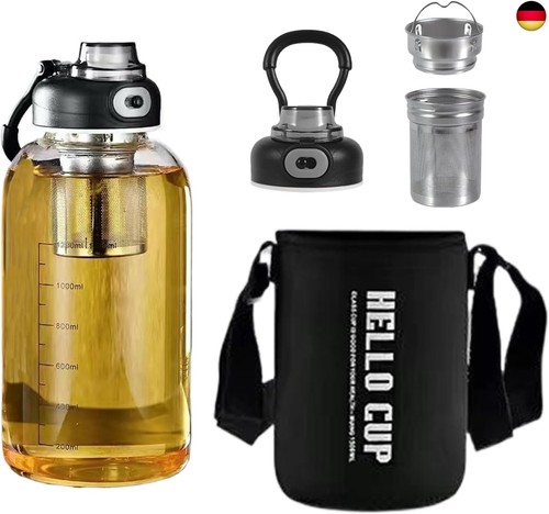 Trinkflasche glas flasche mit - trinkflasche,