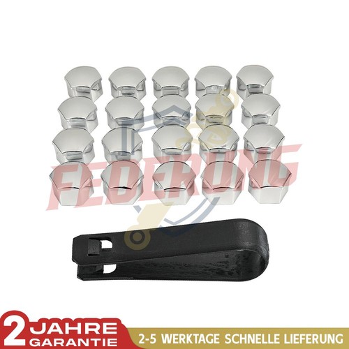20x radschraubenkappen silber - radschraubenkappen,