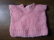 Vintage Puppenkleidung Oberteil ärmellos Länge: 15 cm wie abgebildet (10203)