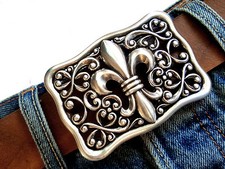 Gürtelschließe Lilie buckle